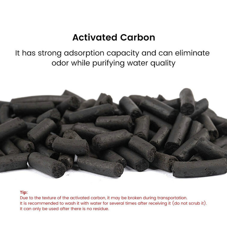 Tucker Murphy Pet™ Bulk Carbon Charcoal Filter Media Pellets For Aquarium Fish Tanks Wayfair